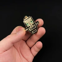 Game Totem of Undying Cosplay Keychain Alloy Cyberpunk Pendant Keyring Key Chain Bag Ornament Accessory Decoration Props 4