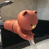 Cute Animal Faucet Extender Kids Children Help Washing Hands Sink  Bath Toys Water Tap  Splash-proof Spout Extension 2