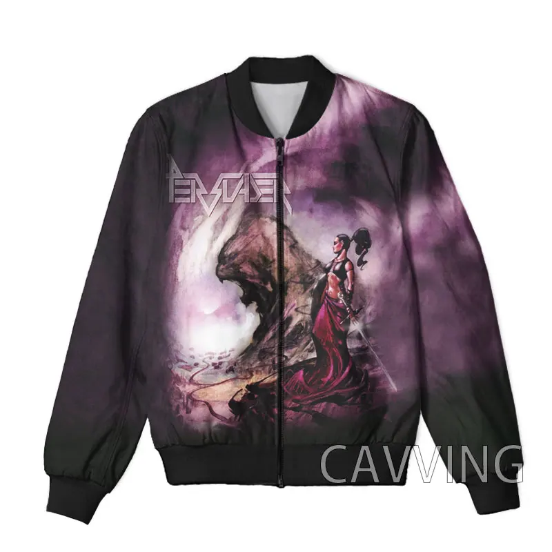 New Fashion Donna/Uomo 3D Print Reducer Rock Zipper Bomber Giacche Uomo Soprabito Mens Coat Zip Up Giacche