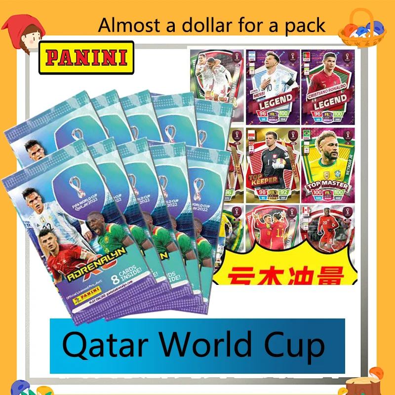 Panini Cards Football Stars 2022 Qatar English Premier League World Cup Messi Neymar Sport Carte Da Collezione Compleanno Di Natale