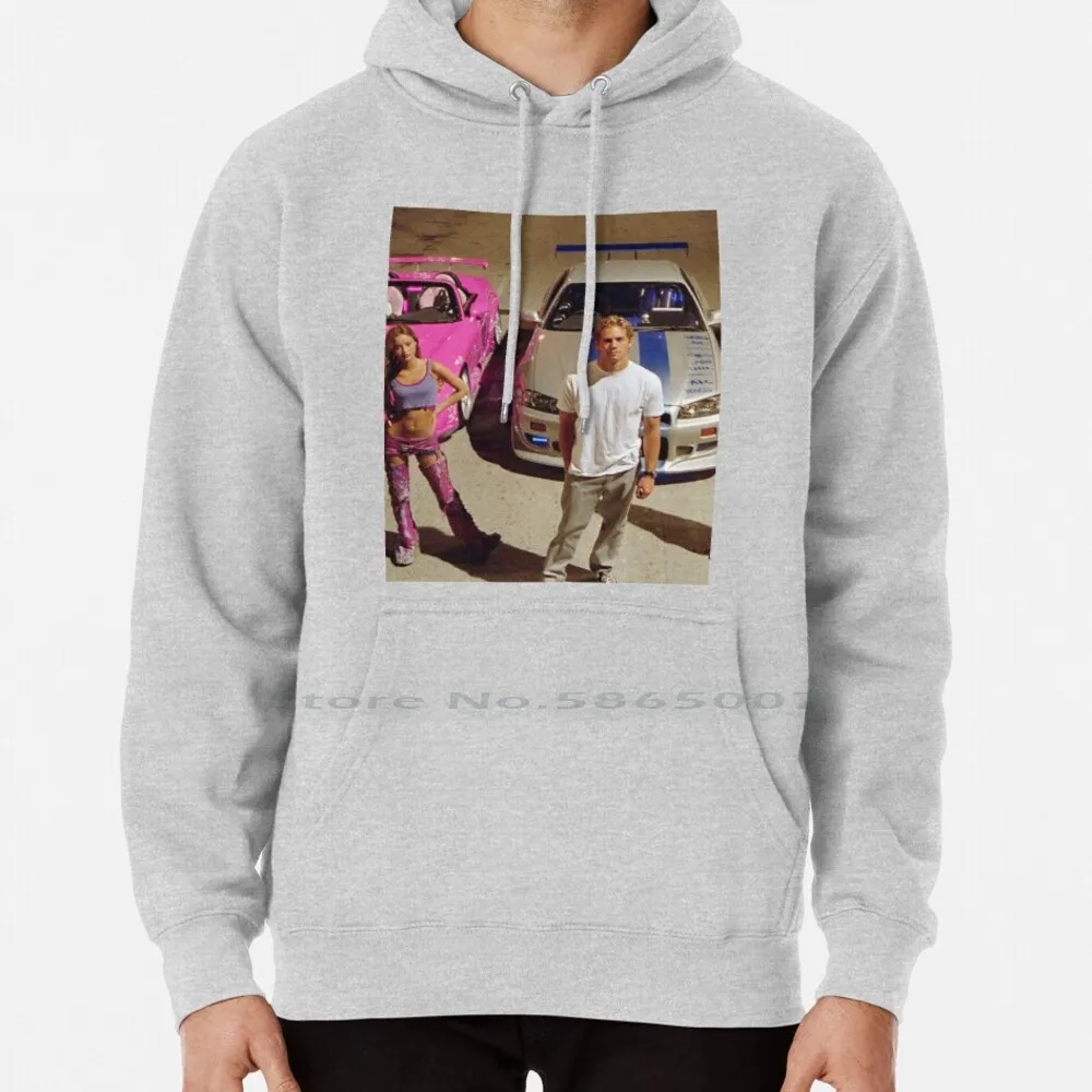 Brian E Suki-2 Fast 2 Furious Felpa Con Cappuccio Maglione 6Xl Cotton Car Fast And Furious Estetica Tumblr Sexy Girl Guy Movie Graphic