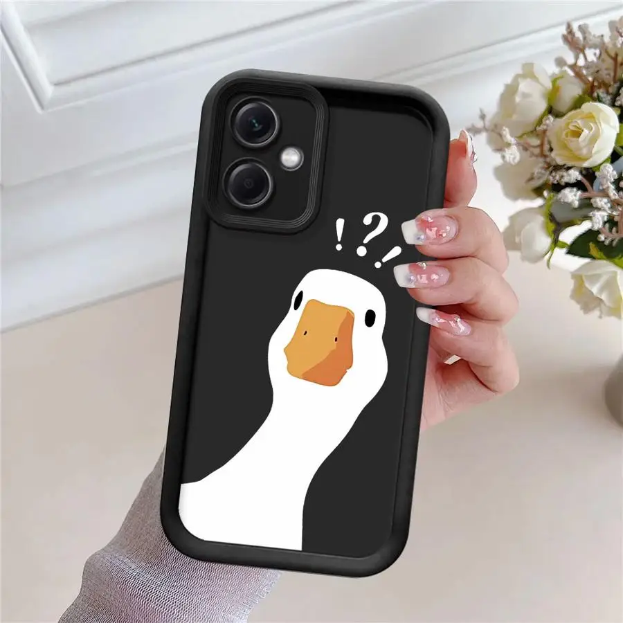 Adorable Cartoon Duck Soft Shell Phone Case