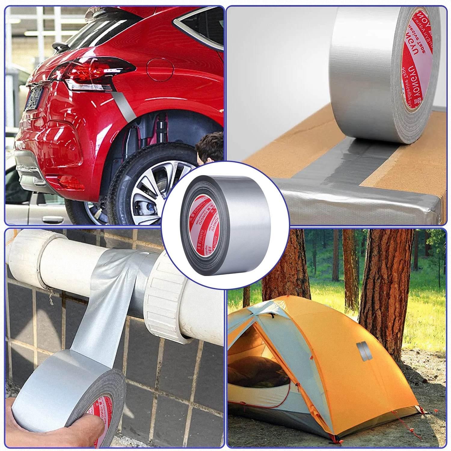 Durable High Viscosity Cloth Tape for Decoration and Repair