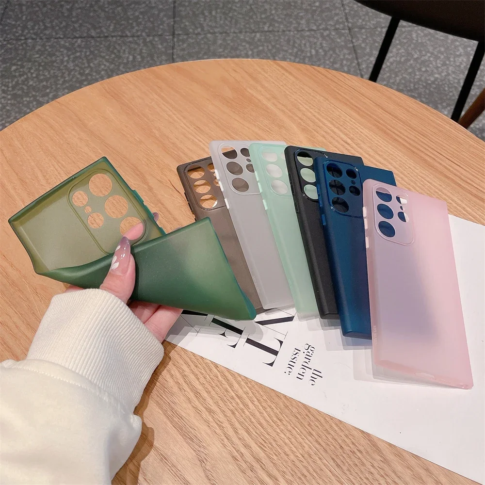 Ultra Thin Matte Armor Translucent Protective Case - TPU
