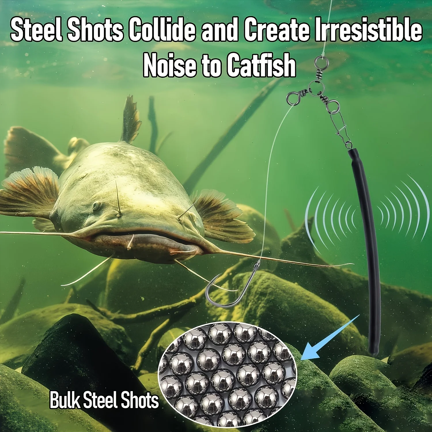 3pc/7pcs Catfish Trolling Weight, SNAG-Free Catfish Dragging