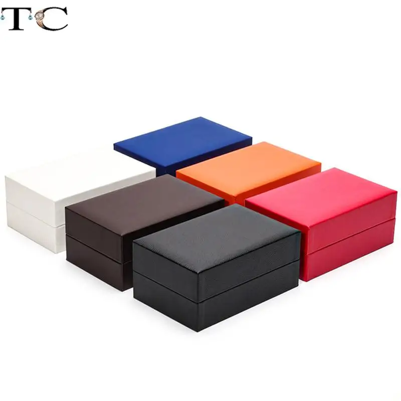 Leather Watch Box Jewelry Watch Necklace Set Box Couple Pair Watch Box Gift Packaging Box Watch Storage Box Necklace Storage Box
