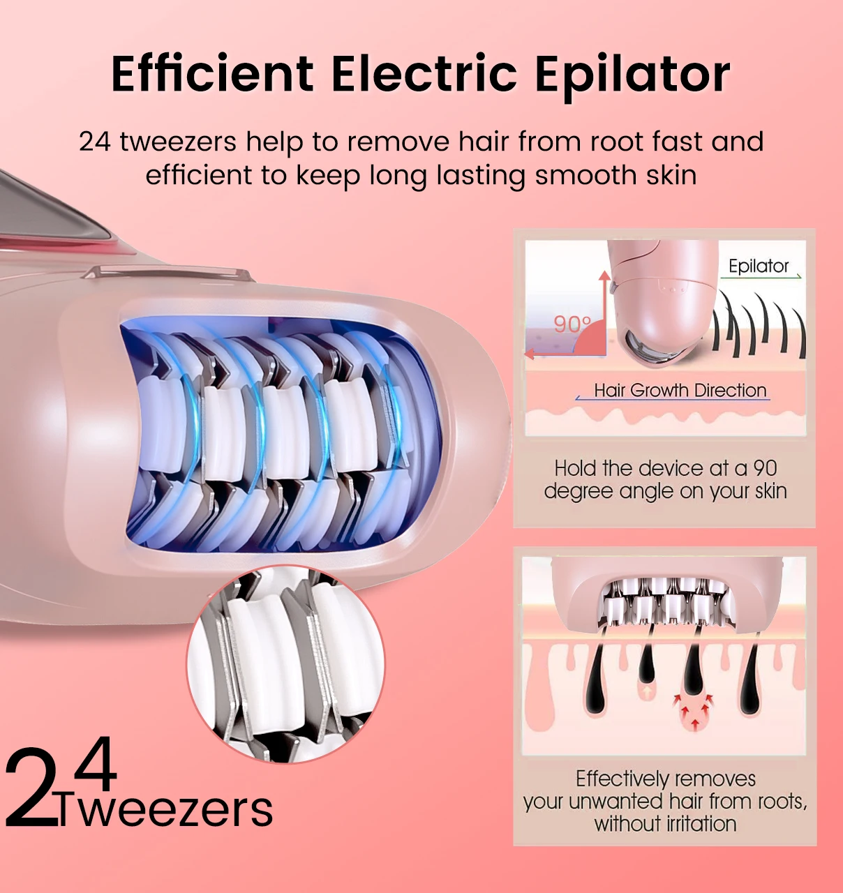 Hatteker 2-in-1 Epilierer Und Damenrasierer Für Körper Und Gesicht_voghion.com