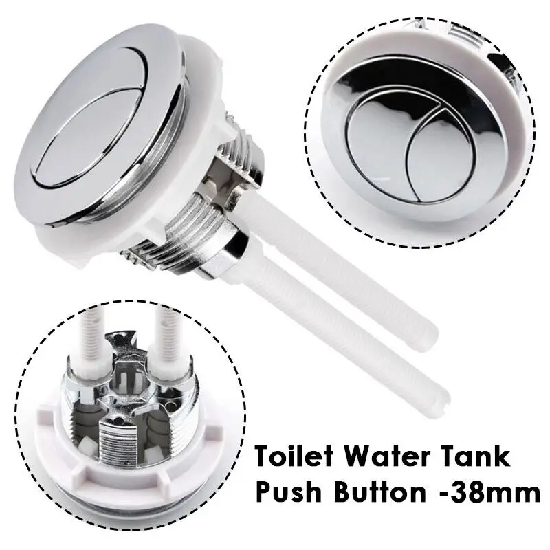 Toilet Tank Accessories Double Flush Button 38/48/58MM Closestool Tank Valve Lid