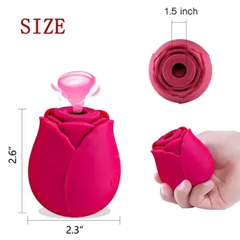 Rose Sex Toy For Women, Waterproof Vaginal Suction Vibrator, Intimate Nipple Sucking Cup, Oral Clitoral Stimulato Rose Sex Toy For Women Waterproof Vaginal Suction Vibrator Intimate Nipple Sucking Cup Oral Clitoral Stimulato