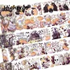 5Rolls/Set PET Tape Halloween Washi Masking Tape Decorative Adhesive Stickers For Scrapbooking Journal Aesthetic Stationery 1