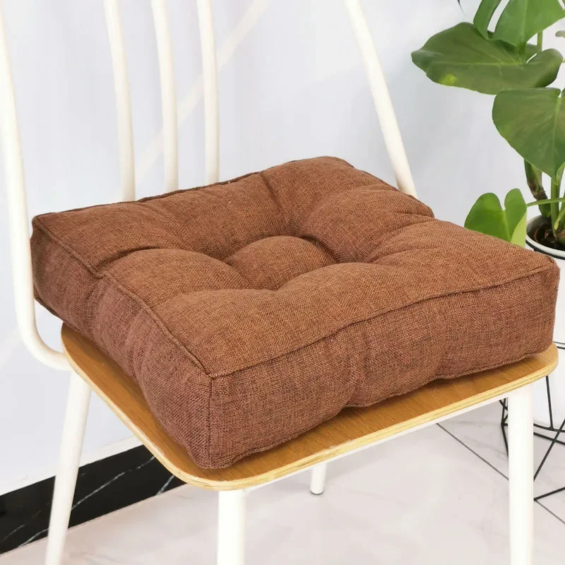 Thickened Solid Seat Cushion Square Cushion Cotton For Office Use Household Or Car Garden Sunlight Lounge Seat Cushion 2