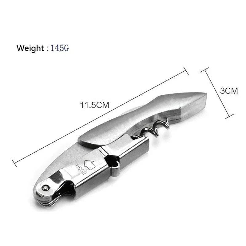 Wood Handle Professional Red Wine Opener Portable Screw Corkscrew Multifunction Wine Bottle Opener Kitchen Tools Beer Openers kitchen tools wine opener multifunctional tool wine corkscrew