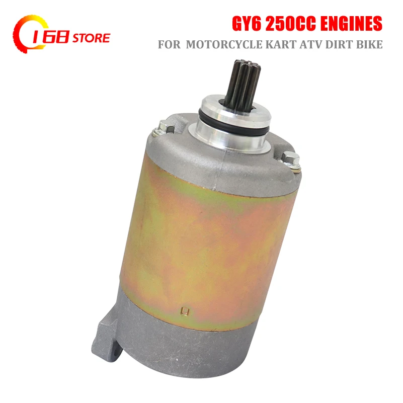 

For GY6 250cc CH250CC CH250 4 Stroke ATV Dirt Bike Motorcycle Electrical Starter Motor Durable