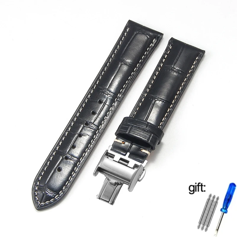 Premium Genuine Leather Watchband - Elegant Watch Strap & Bracelet in Cowhide