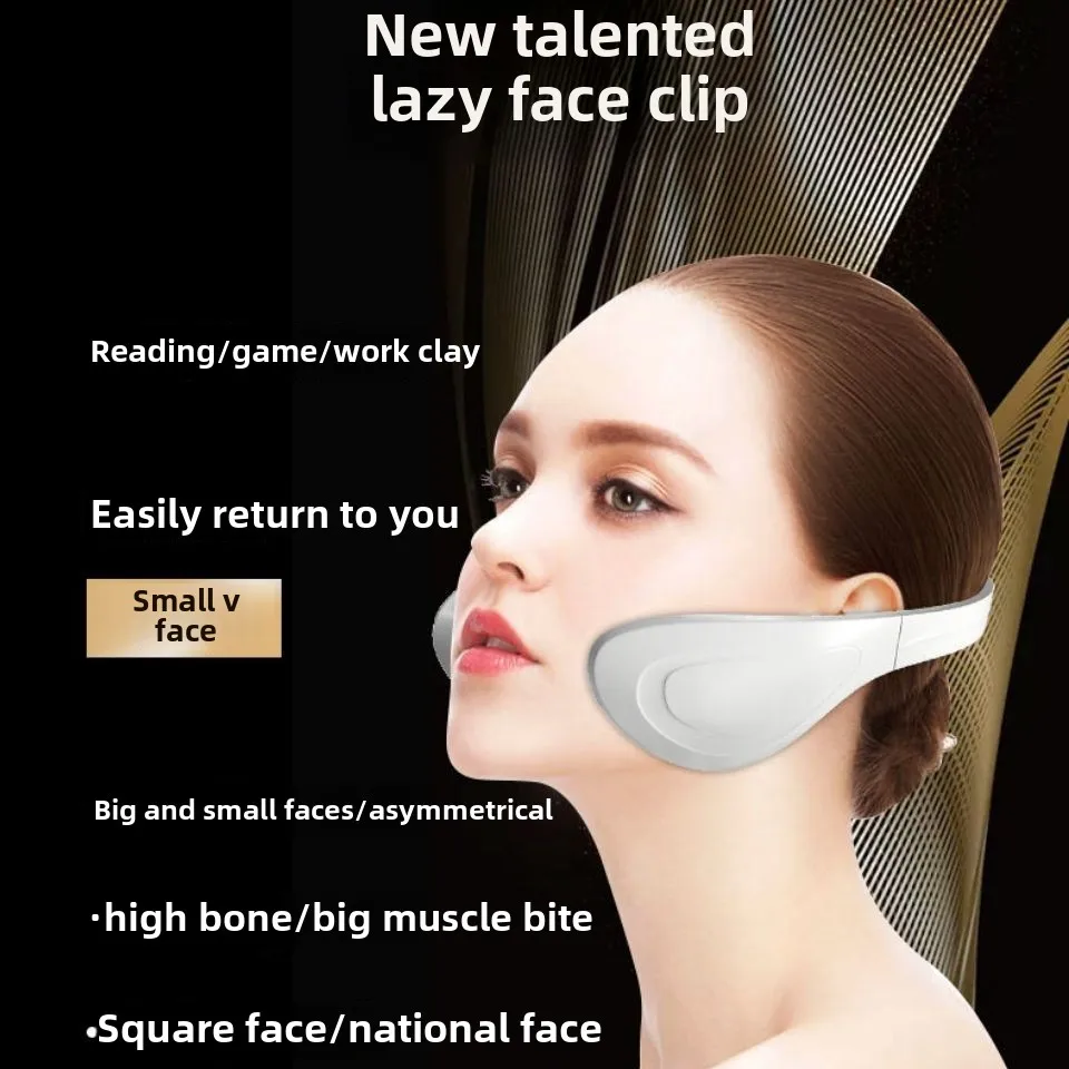 Thin Face Artifact, Face Massager, Special Bandage Remove Double Chin Masseter Muscle Cheekbone Electric V Instrument