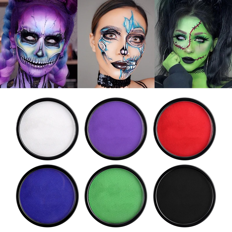 Vibrant Non-Toxic Water-Based Body Paint, Easy Wash-Off for Creative Face & Skin Art, Safe for All Ages