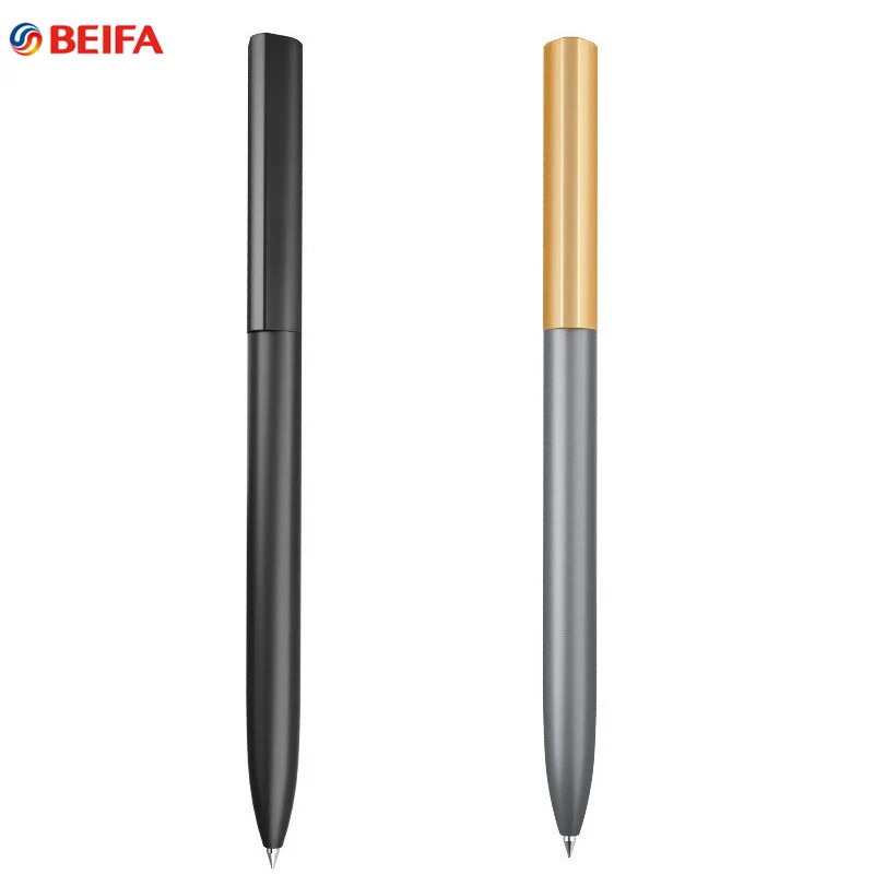BEIFA Rotating Aluminum Alloy Metal Sign Gel Pen Business Luxury Ballpoint Pen Smooth Writing Office Stationary Gift 6