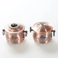 High Quality Copper Moxibustion Box Can Container with Moxa Box Acupuncture Massage Moxibustion Moxa Roll 1