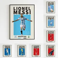 ⁦لوحات كانفاس جدارية واقعية ومودرن لنجوم كرة القدم | Modern Realistic Football Stars Canvas Wall Art⁩ - الصورة ⁦4⁩