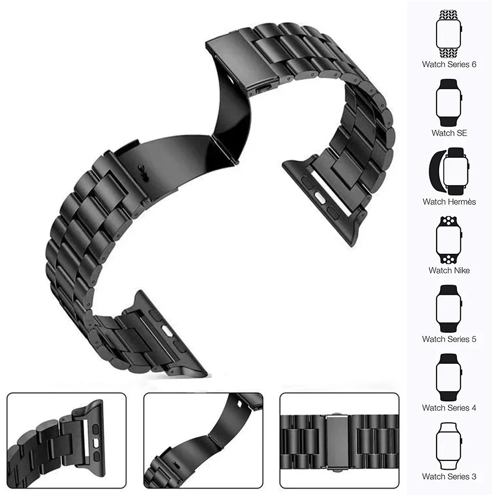 Premium Stainless Steel Metal Watch Band