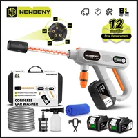 NEWBENY 250Bar High Pressure Brushless Car Washer 3 Gears Cordless Garden Car Cleaning Spray Gun Tool For Makita 18V-21V Battery 1