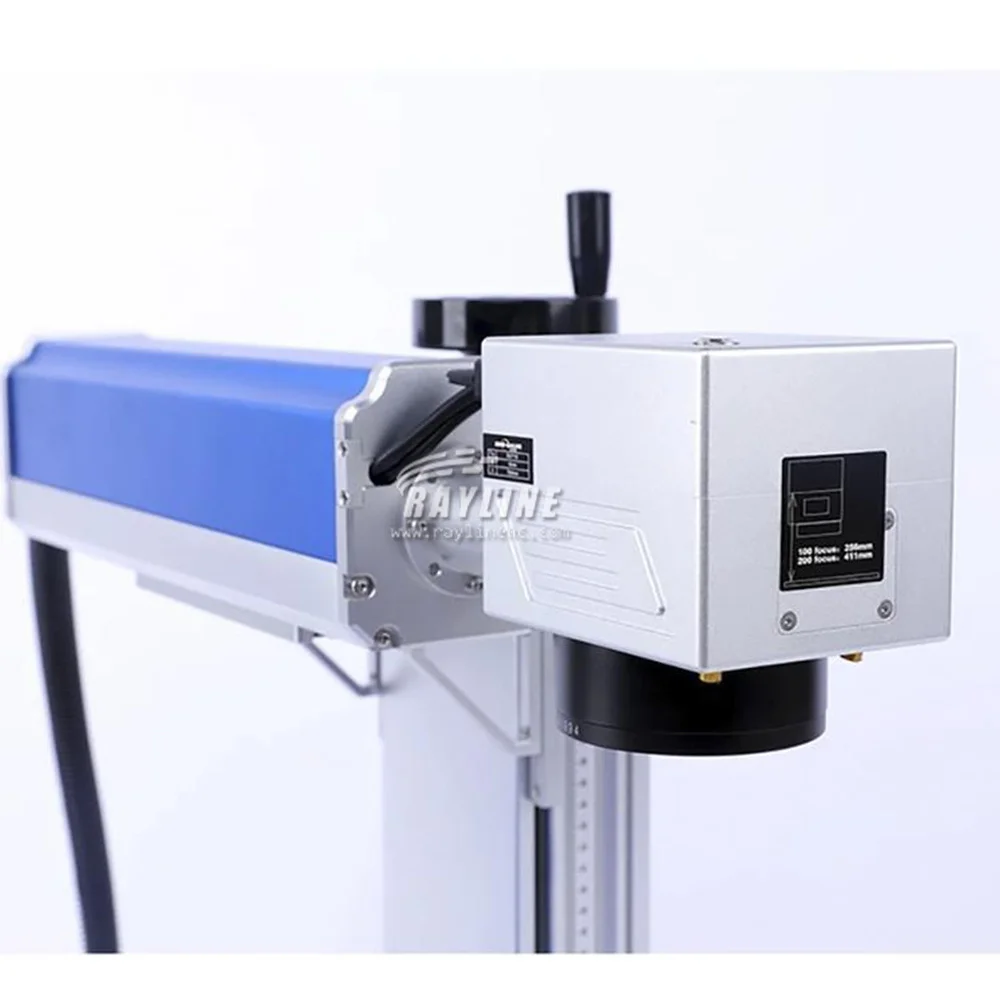 JPT M7 MOPA 60W Laser Cutting Machine 20/30/50W Raycus Fiber Laser Marking Machine Metal Engraving  With Double Red Light Head 5