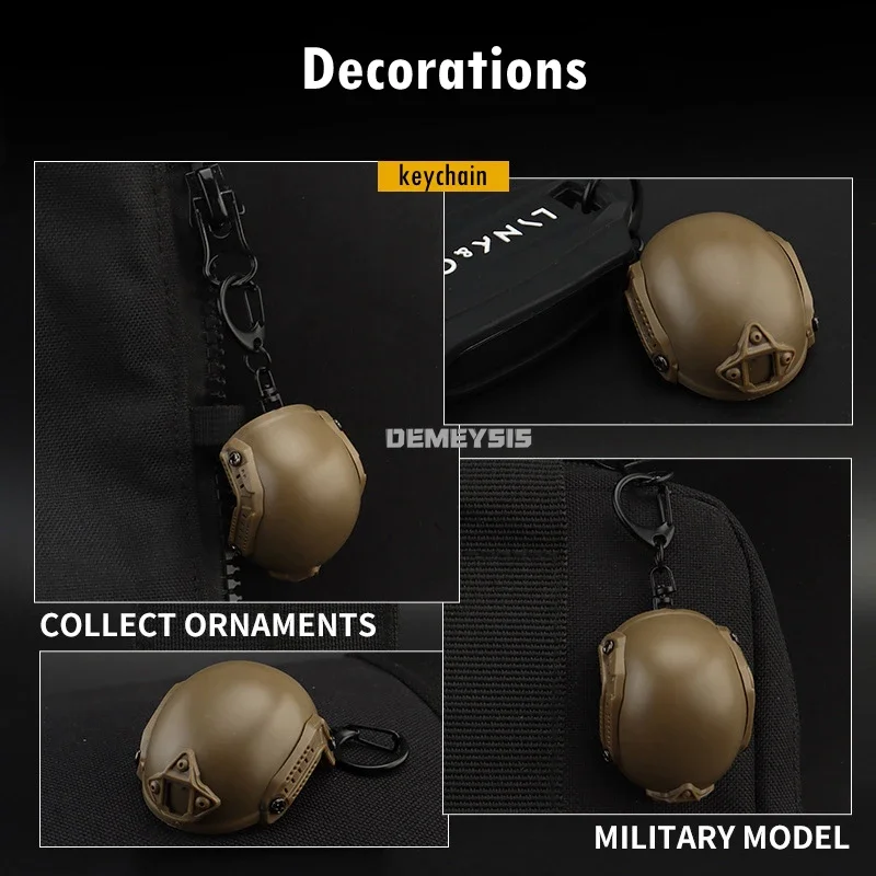 Keychain Charm Mini G45 Pistol Shaped Removable Magazine Miniature Helmet Model Beer Bottle Opener