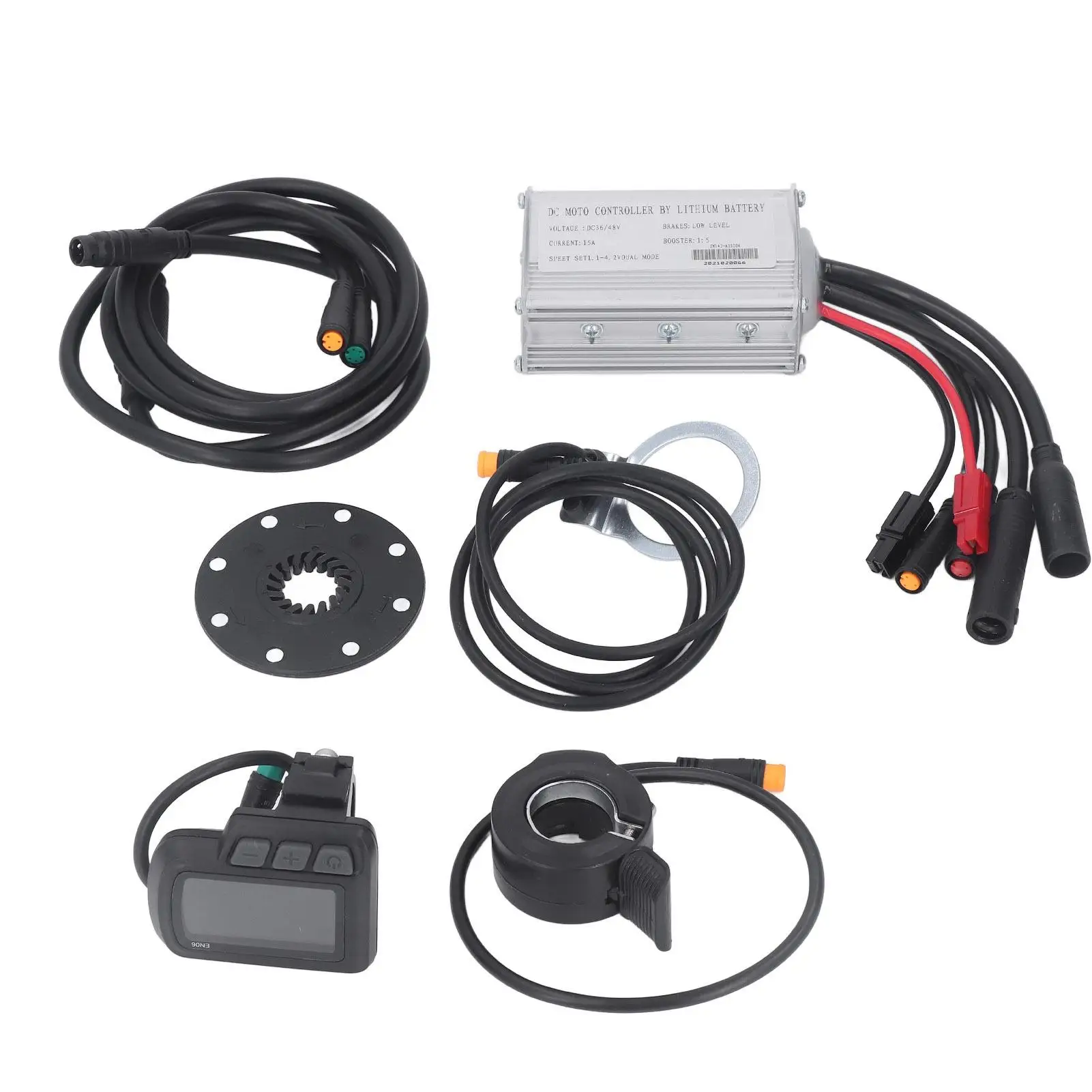 36V 48V 250W 350W Electric Bike Motor Controller & EN06 Display Kit for Scooter Upgrade
