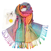 Fashion Women's Silk Scarf Luxury Satin Shawl Wraps pashmina scarf 6