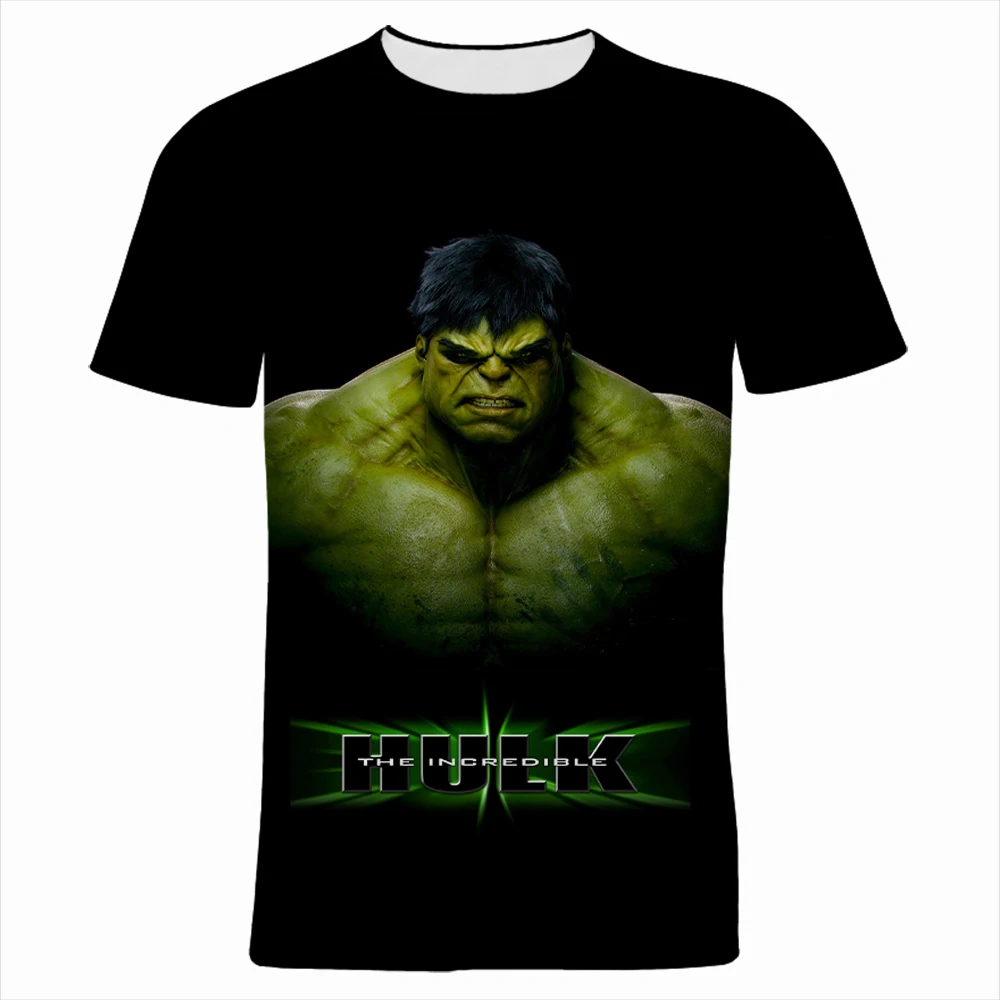 Tanie Nowy Marvel Hulk 3D Print męskie koszulki letnie kreskówki ubrania Anime dla dzieci moda sklep