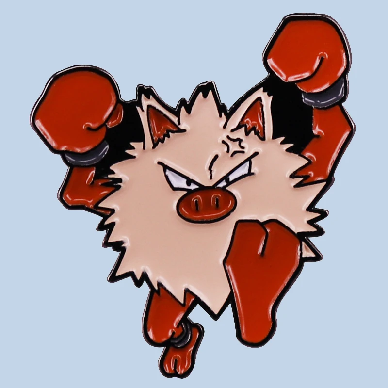 Значок с изображением героев мультфильма «Pokemon Primeape»