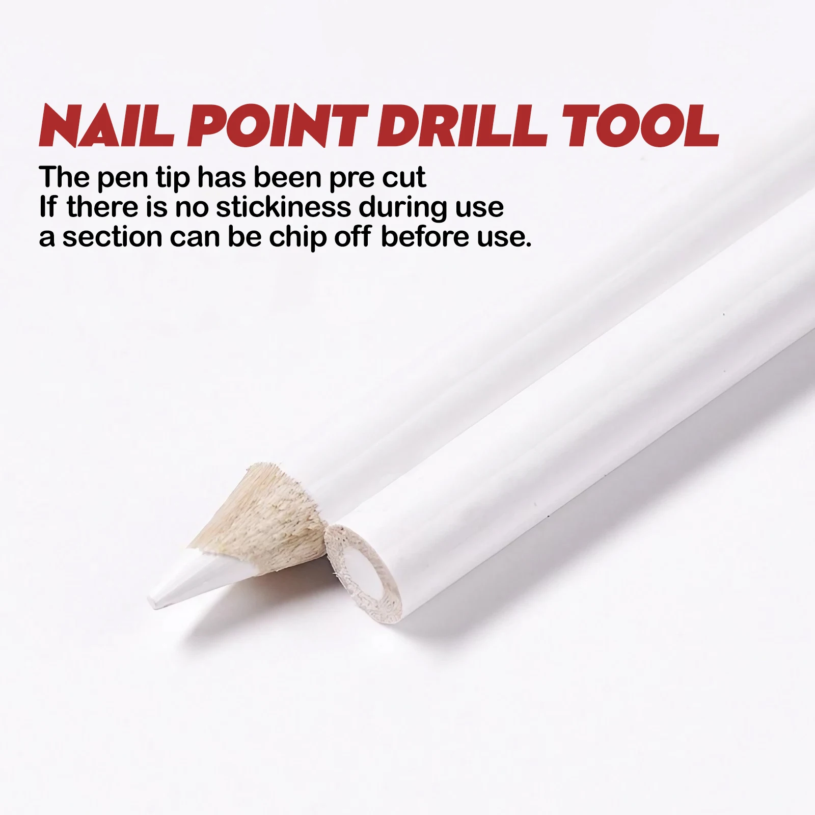5/10pcs Rhinestone Picker Dotting Pencil White Wax Pen for Picking Up Stones Crystal Bead Applicator Nail Art Decoration Tools 4