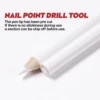 5/10pcs Rhinestone Picker Dotting Pencil White Wax Pen for Picking Up Stones Crystal Bead Applicator Nail Art Decoration Tools 4