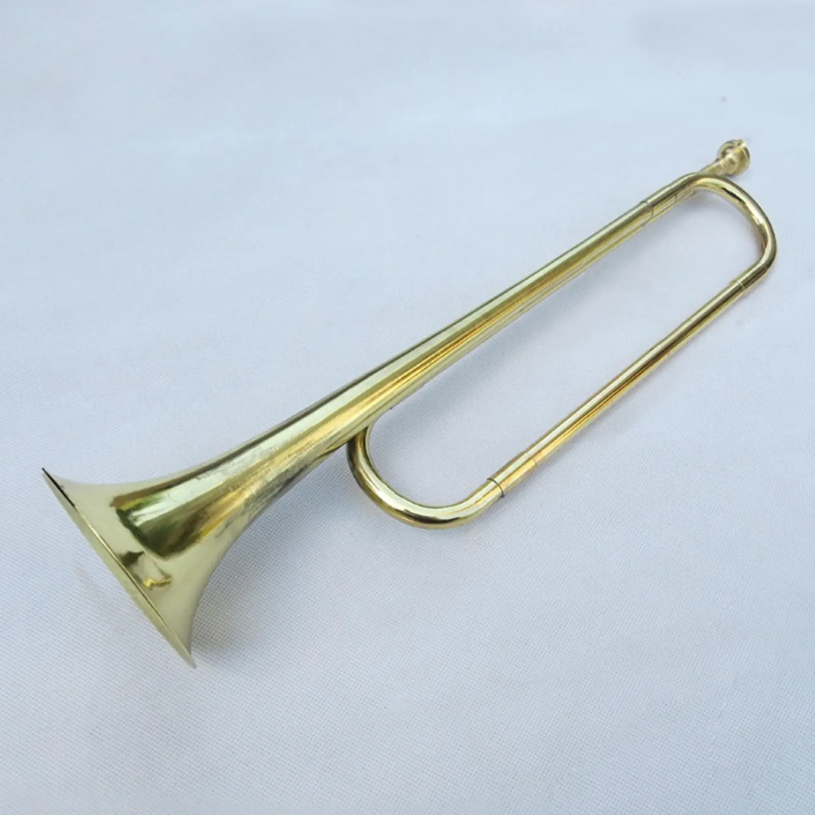 C Flat Bugle Golden Trumpet Portable Trumpet Instrument Professional Marching
