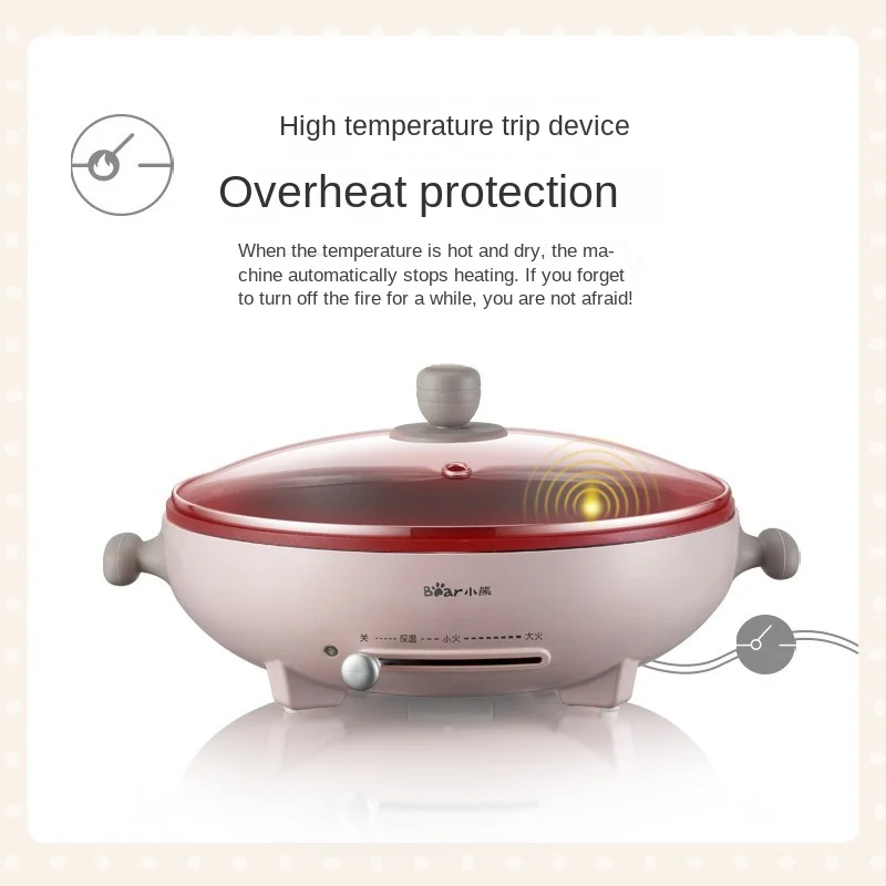 1000 Power Household Kitchen Electric Pancake Makers 30cm Baking Pans Electric Pancake Machine  Automatic Power Off Pancake Pan 5