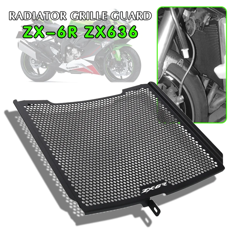Aluminum Radiator Guard For Kawasaki Ninja ZX-6R (2009-2025