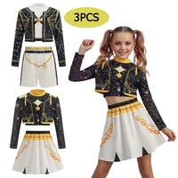 Ensemble de 3 pièces pour filles, Costume de Cosplay, vêtements à la mode, spectacle sur scène, jeu de rôle, uniforme, Costumes de fête pour enfants 1