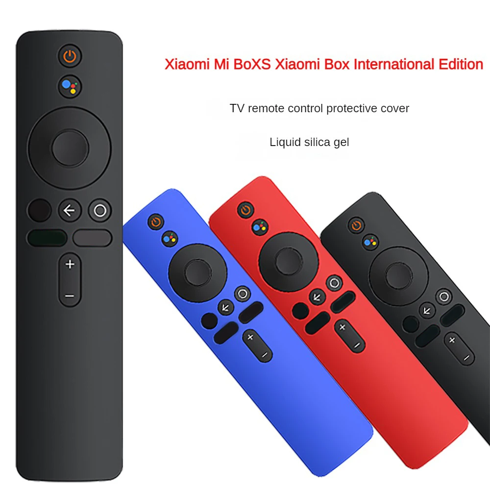 Silicone Remote Control Protective Case for Mi Box S/4X Remote TV Stick Cover Soft Plain 3