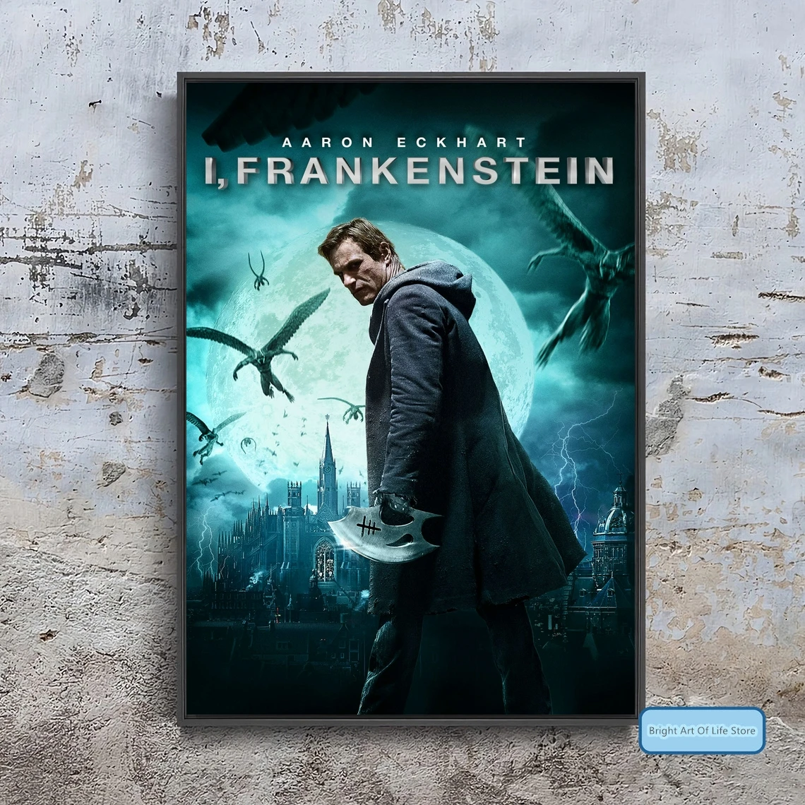 

I, Frankenstein (2014), классический фильм, плакат, Обложка, художественная фотопечать, квартира, домашний декор, настенная живопись (без рамки)