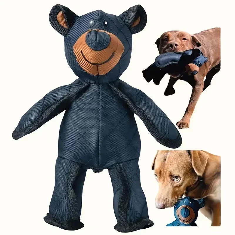Bite Resistant Oxford Bear Toy For Dog