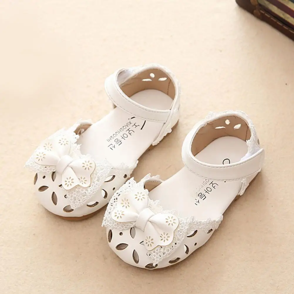 1 Pair Cute Girls Shoes Soft Girl Sandals Sweet Non-slip Smooth Surface Girls Shoes