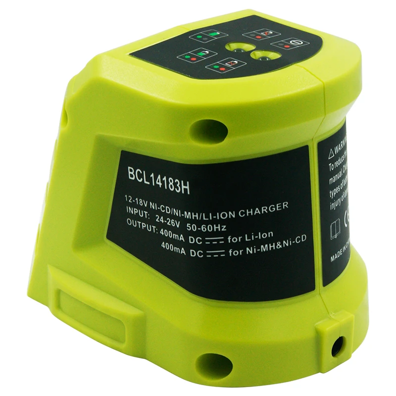 BCL14183H Lithium Battery Charger For Ryobi 12-18V NI-CD NI-MH Li