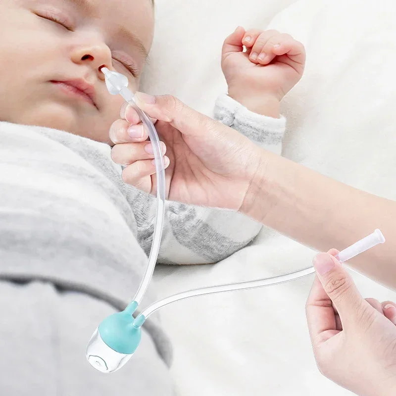 Baby Nose Cleaner Nasal Aspirator Mucous Remover Newborn Hygiene Kit Mucus Runny Nose Inhaler Kids Healthy Care Stuff nasal aspirator