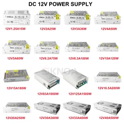 Versatile 12V AC - DC Switching Power Supply - Adjustable Current Options from 1A to 125A - 220 V