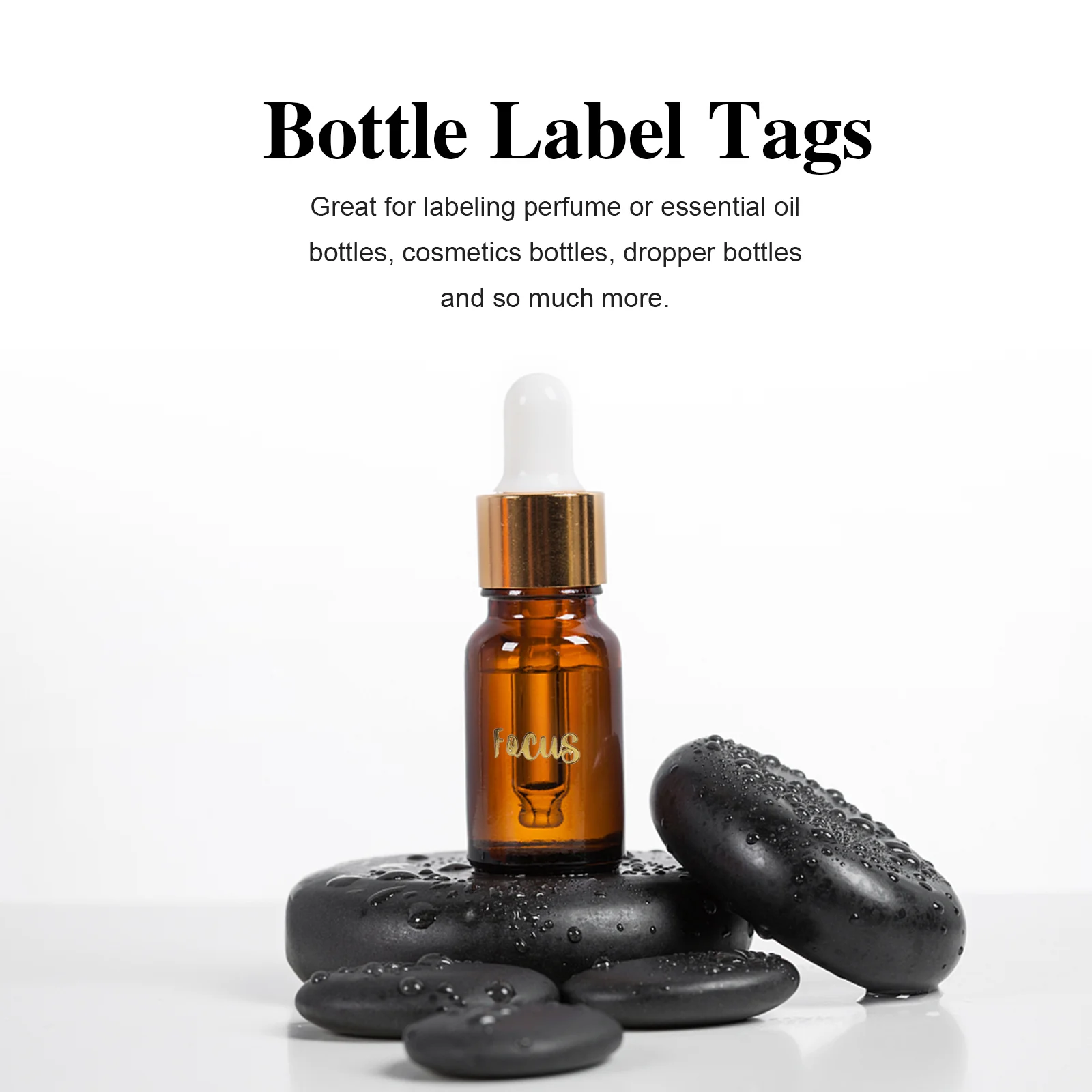 

10 Sheets Essential Oil Stickers Labels for Roller Bottles Water Proof Accessories