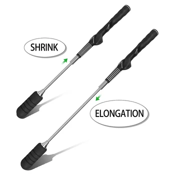Golf Swing Trainer Rhythm Click Sound Swing Trainer Non Slip Handle Golf Grip Trainer Swing Gesture Corrector Golf Accessories