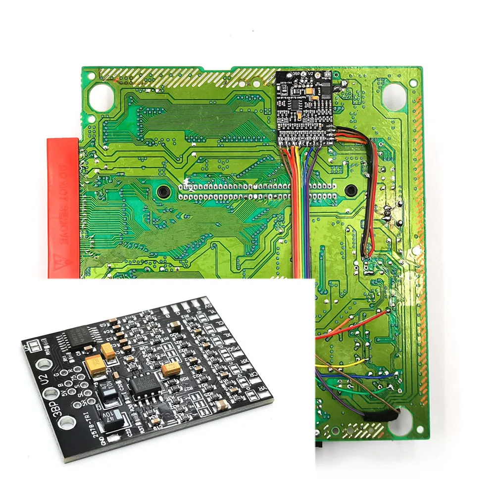 HISPEEDIDO-2-in-1-Triple-Bypass-V2-RGB-MOD-Kit-For-SEGA-Mega-Drive ...