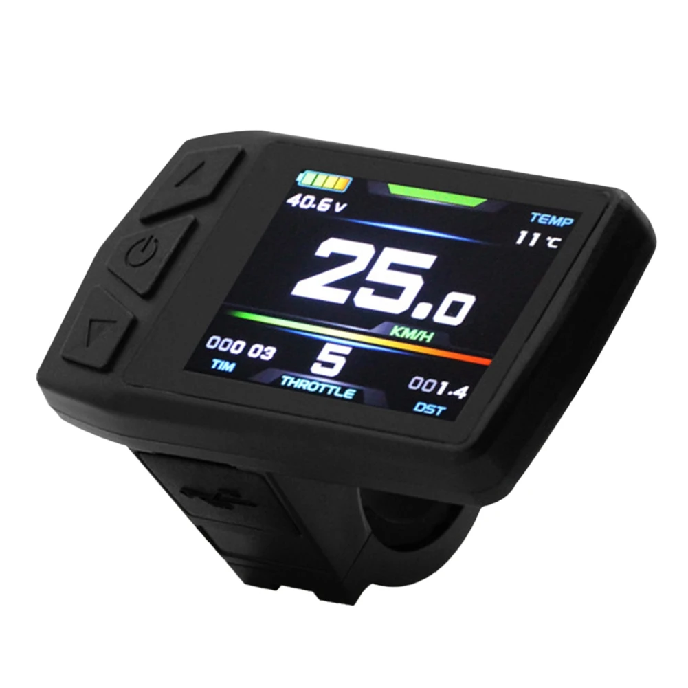 T27C Ebike Display for KT TF01U 24V 36V 48V Intelligent Colorful LCD Meter Waterproof Joint Electric Bicycle Meter
