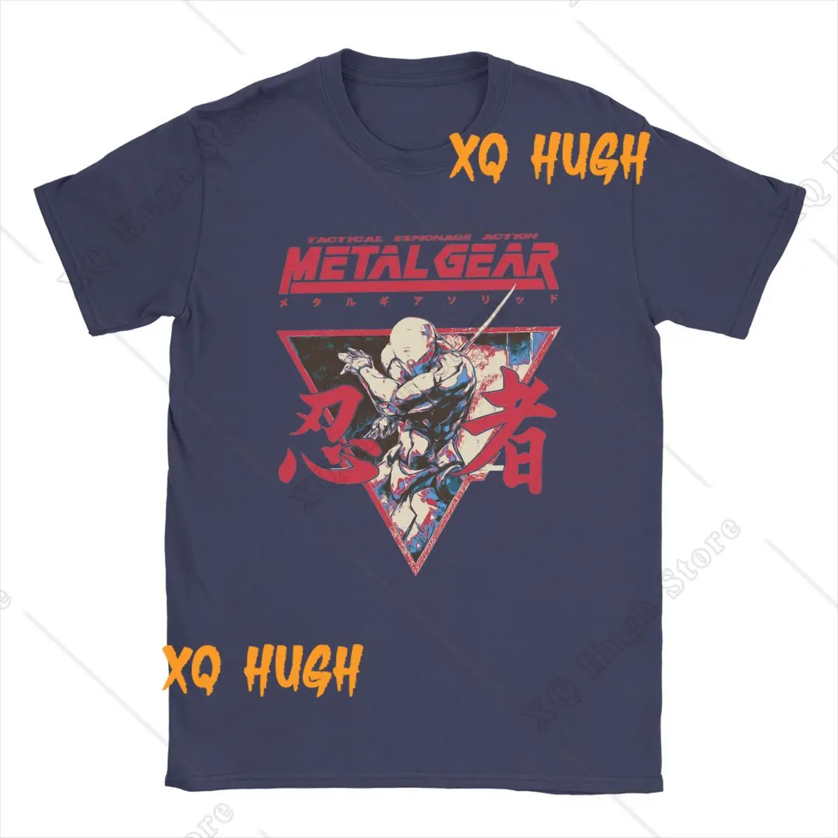 Men's Metal Gear Solid Graphic T-Shirt - Round Collar Cotton Short Sleeve Tee