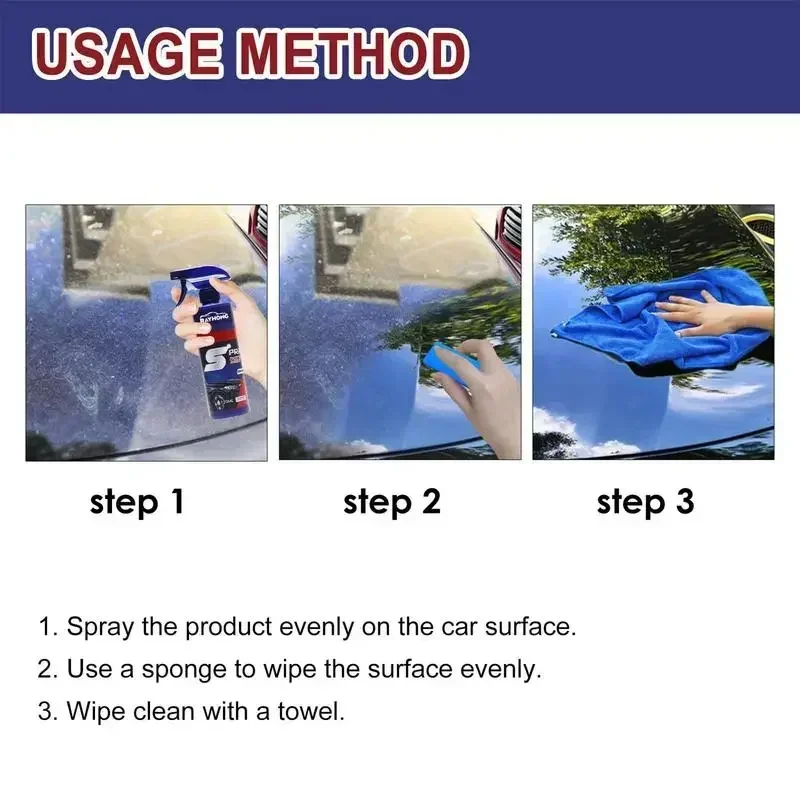 Ceramic Car Coating Spray Waterless Quick Wash